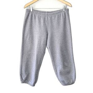 XHILARATION Womens Casual Gray Pullon Capri Sweatpants size M Sporty Neutral